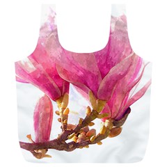 Wild Magnolia Flower Full Print Recycle Bag (xl) by picsaspassion