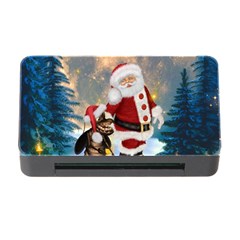 Merry Christmas, Santa Claus With Funny Cockroach In The Night Memory Card Reader With Cf by FantasyWorld7