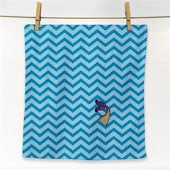 Chevron Mermaid Pattern Face Towel