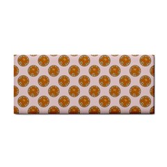 Waffle Polka Dot Pattern Hand Towel by emilyzragz