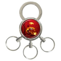 Wonderful Fairy Of The Fire With Fire Birds 3-ring Key Chains by FantasyWorld7