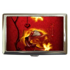 Wonderful Fairy Of The Fire With Fire Birds Cigarette Money Case by FantasyWorld7