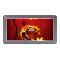 Wonderful Fairy Of The Fire With Fire Birds Memory Card Reader (mini) by FantasyWorld7