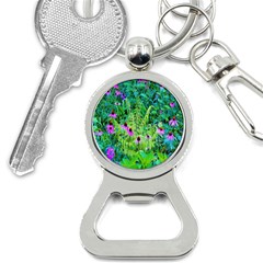 Purple Coneflower Garden With Tiger Eye Tree Bottle Opener Key Chains by myrubiogarden