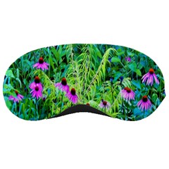 Purple Coneflower Garden With Tiger Eye Tree Sleeping Masks by myrubiogarden