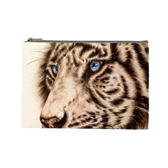 White Tiger Cosmetic Bag (large)