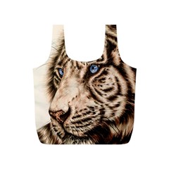 White Tiger Full Print Recycle Bag (s)