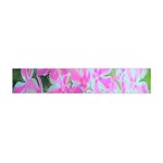 Hot Pink And White Peppermint Twist Garden Phlox Flano Scarf (Mini) Front