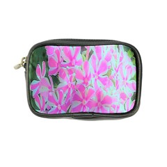 Hot Pink And White Peppermint Twist Garden Phlox Coin Purse by myrubiogarden