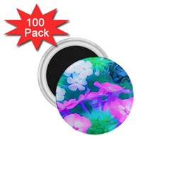 Pink, Green, Blue And White Garden Phlox Flowers 1 75  Magnets (100 Pack)  by myrubiogarden