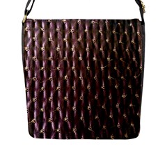 Wordsworth Purple Diamonds Flap Closure Messenger Bag (l) by DeneWestUK