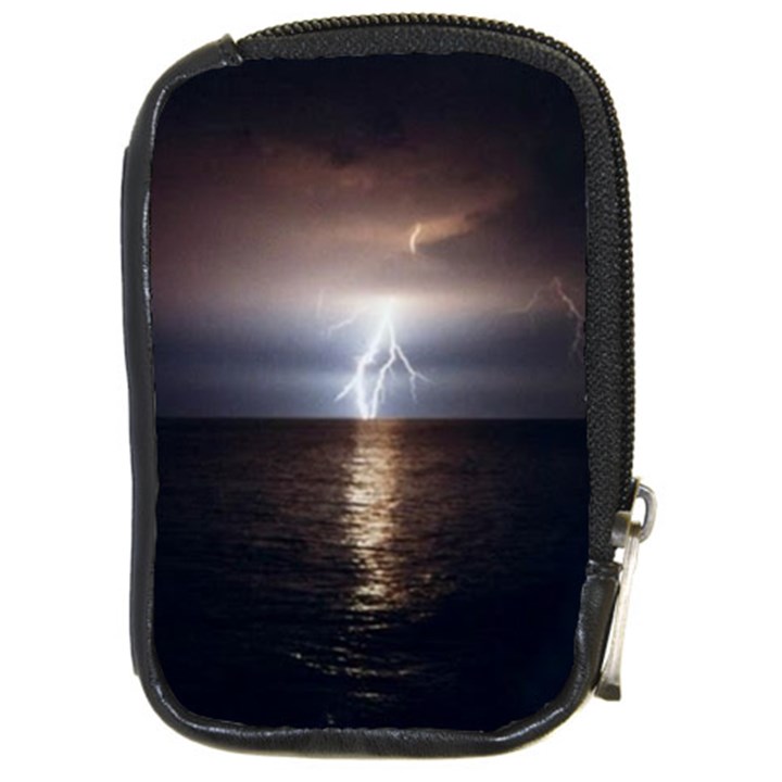 Lightning Strike  Compact Camera Leather Case