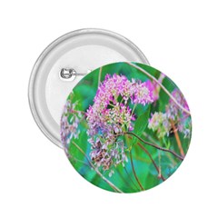 Invincibelle Spirit Hot Pink Hydrangeas On Aqua Green 2 25  Buttons by myrubiogarden