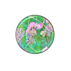 Invincibelle Spirit Hot Pink Hydrangeas On Aqua Green Hat Clip Ball Marker (10 Pack) by myrubiogarden