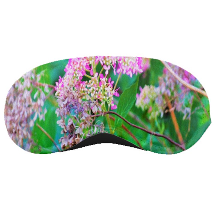 Invincibelle Spirit Hot Pink Hydrangeas On Aqua Green Sleeping Masks