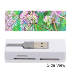 Invincibelle Spirit Hot Pink Hydrangeas On Aqua Green Memory Card Reader (stick) by myrubiogarden