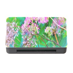 Invincibelle Spirit Hot Pink Hydrangeas On Aqua Green Memory Card Reader With Cf by myrubiogarden