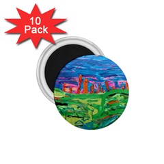 Our Town My Town 1 75  Magnets (10 Pack)  by arwwearableart