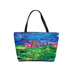 Our Town My Town Classic Shoulder Handbag by arwwearableart