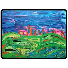 Our Town My Town Fleece Blanket (large) 