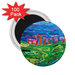 Our Town My Town 2 25  Magnets (100 Pack)  by arwwearableart