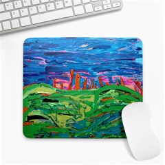 Our Town My Town Large Mousepads by arwwearableart