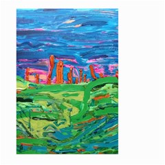 Our Town My Town Large Garden Flag (two Sides) by arwwearableart