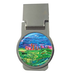 Our Town My Town Money Clips (round)  by arwwearableart