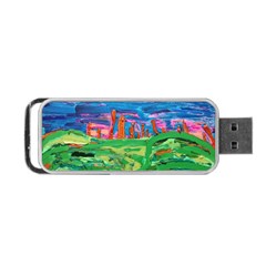 Our Town My Town Portable Usb Flash (two Sides) by arwwearableart