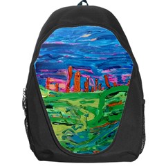 Our Town My Town Backpack Bag by arwwearableart