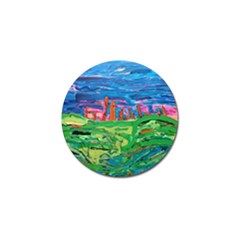 Our Town My Town Golf Ball Marker (4 Pack) by arwwearableart