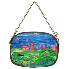 Our Town My Town Chain Purse (two Sides) by arwwearableart