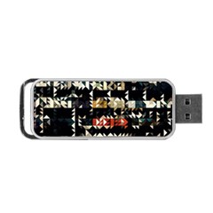 Art Design Color Banner Wallpaper Portable USB Flash (One Side)