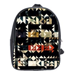 Art Design Color Banner Wallpaper School Bag (XL)