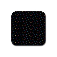 Background Abstract Texture Rubber Coaster (square)  by Wegoenart