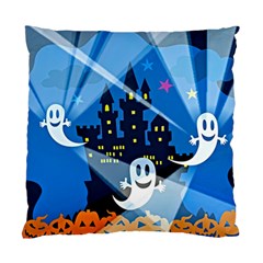 Halloween Ghosts Haunted House Standard Cushion Case (one Side) by Wegoenart