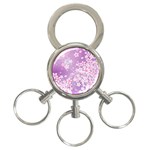 Japanese Sakura Background 3-Ring Key Chains Front