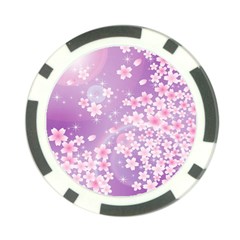 Japanese Sakura Background Poker Chip Card Guard (10 Pack) by Wegoenart