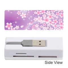 Japanese Sakura Background Memory Card Reader (stick) by Wegoenart