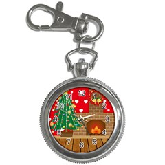 Christmas Room Living Room Key Chain Watches by Wegoenart