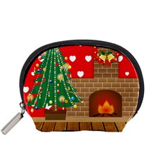 Christmas Room Living Room Accessory Pouch (small) by Wegoenart