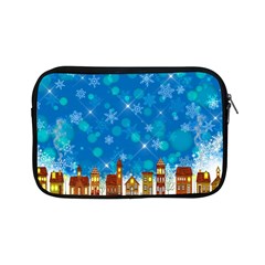 Winter Village Snow Brick Buildings Apple iPad Mini Zipper Cases