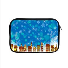 Winter Village Snow Brick Buildings Apple MacBook Pro 15  Zipper Case