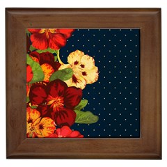 Flowers Vintage Floral Framed Tiles