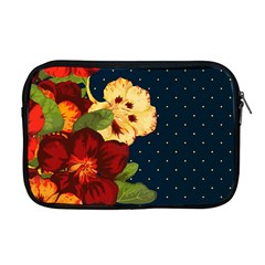 Flowers Vintage Floral Apple Macbook Pro 17  Zipper Case