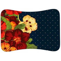 Flowers Vintage Floral Velour Seat Head Rest Cushion