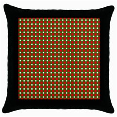 Lumberjack Plaid Buffalo Plaid Throw Pillow Case (black) by Wegoenart