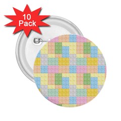 Lego Background 2.25  Buttons (10 pack) 