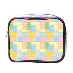 Lego Background Mini Toiletries Bag (One Side)