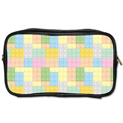 Lego Background Toiletries Bag (Two Sides)